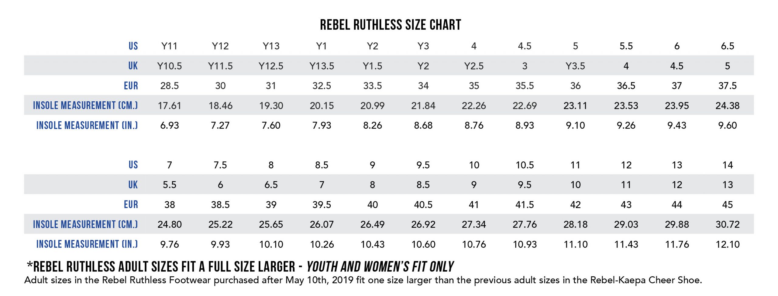 5 Rebel Adult Ruthless 
